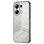 Xiaomi Redmi Note 13 4G Mobilskal Elektropläterat Dropptåligt Gradient Glitter TPU-skal