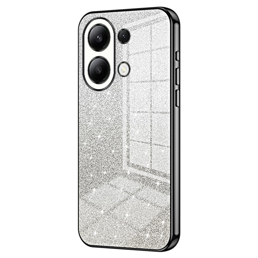 Xiaomi Redmi Note 13 4G Mobilskal Elektropläterat Dropptåligt Gradient Glitter TPU-skal