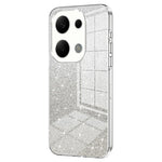 For Xiaomi Redmi Note 13 Pro 4G / Poco M6 Pro 4G Electroplating Shell Gradient Glitter Slim-Fit TPU Cell Phone Cases