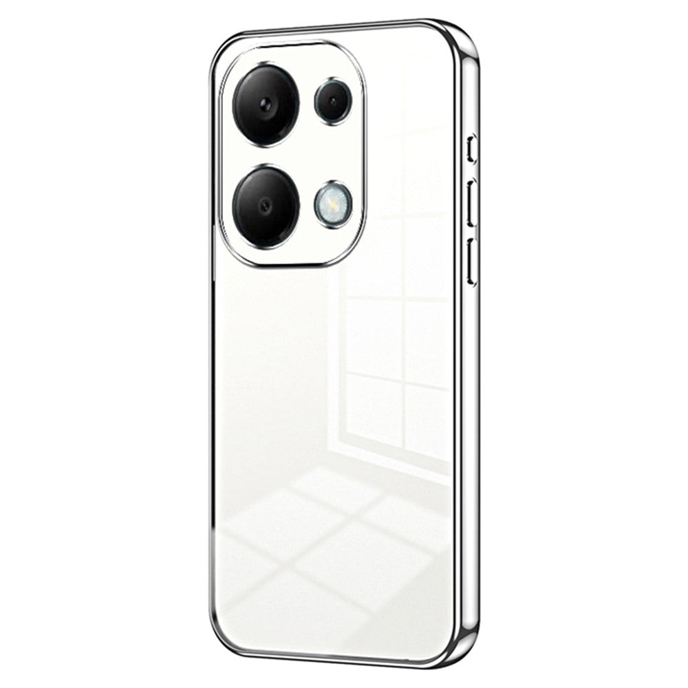 For Xiaomi Redmi Note 13 Pro 4G / Poco M6 Pro 4G Electroplating TPU Cover Cell Phone Case