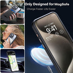 For iPhone 12 Pro / 12 Case Kickstand Shell Compatible with MagSafe TPU+PC Slim-Fit Phone Cover