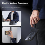 For iPhone 12 Pro / 12 Case Kickstand Shell Compatible with MagSafe TPU+PC Slim-Fit Phone Cover