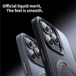 For iPhone 12 Pro / 12 Case Kickstand Shell Compatible with MagSafe TPU+PC Slim-Fit Phone Cover