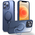 For iPhone 12 Pro / 12 Case Kickstand Shell Compatible with MagSafe TPU+PC Slim-Fit Phone Cover
