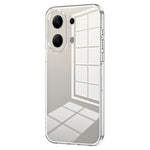 Back Shell for Xiaomi Redmi Note 13 4G Anti-fingerprint Electroplating TPU Cell Phone Case
