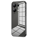 Back Shell for Xiaomi Redmi Note 13 4G Anti-fingerprint Electroplating TPU Cell Phone Case