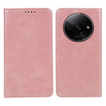 For Xiaomi Redmi A3 4G / Poco C61 4G Leather Phone Case Calf Texture Wallet Cover Magnetic Auto-Absorbed