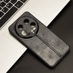 For Xiaomi 14 Ultra Phone Cover Cowhide Texture Stitching Line Shockproof Back Case