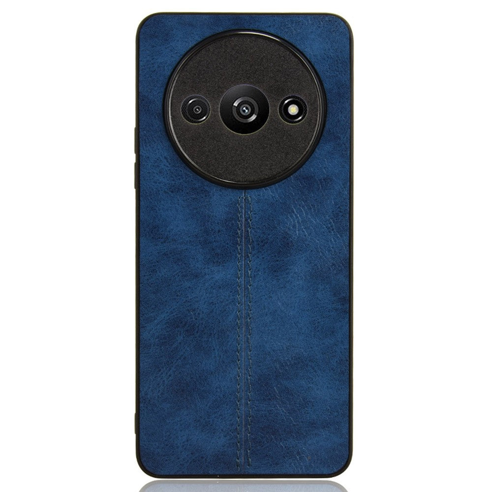 For Xiaomi Redmi A3 / Poco C61 4G Cell Phone Case Stitching Line Design Leather Coated TPU+PC Cover