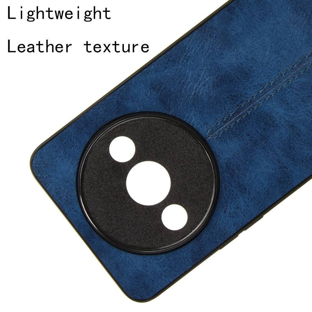 For Xiaomi Redmi A3 / Poco C61 4G Cell Phone Case Stitching Line Design Leather Coated TPU+PC Cover