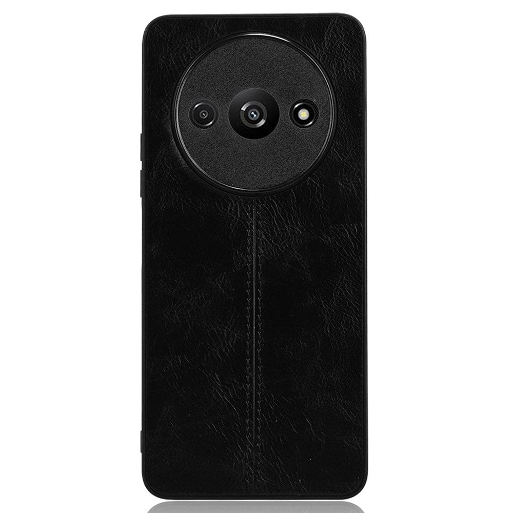 For Xiaomi Redmi A3 / Poco C61 4G Cell Phone Case Stitching Line Design Leather Coated TPU+PC Cover