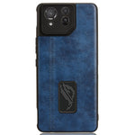 Til Asus ROG Phone 8 5G / Phone 8 Pro 5G Etui Syning Kvæg Læder Tekstur Ridsefri Telefoncover