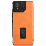 Til Asus ROG Phone 8 5G / Phone 8 Pro 5G Etui Syning Kvæg Læder Tekstur Ridsefri Telefoncover