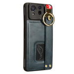 Til Asus ROG Phone 8 5G / Phone 8 Pro 5G Mobiltelefoncover PU-læder+PC+TPU Bagcover med Halsrem