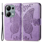 For Xiaomi Redmi Note 13 Pro 4G / Poco M6 Pro 4G Phone Case Butterfly Imprinted Cover with Card Holder