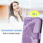 For Xiaomi Redmi Note 13 Pro 4G / Poco M6 Pro 4G Phone Case Butterfly Imprinted Cover with Card Holder