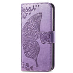For Xiaomi Redmi Note 13 Pro 4G / Poco M6 Pro 4G Phone Case Butterfly Imprinted Cover with Card Holder