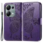 For Xiaomi Redmi Note 13 Pro 4G / Poco M6 Pro 4G Phone Case Butterfly Imprinted Cover with Card Holder