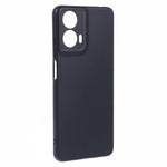 For Motorola Moto E14 4G / G04 4G / G04s 4G / G24 4G Phone Case Black Protective Shell TPU Phone Cover with Glossy Design