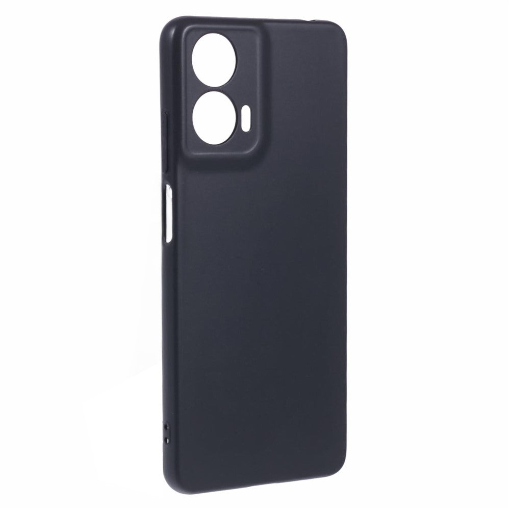For Motorola Moto E14 4G / G04 4G / G04s 4G / G24 4G Phone Case Black Protective Shell TPU Phone Cover with Glossy Design