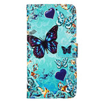 For Xiaomi Redmi A3 / Poco C61 4G Leather Case with Strap and Card Holder Pattern Printing Phone Stand Cover