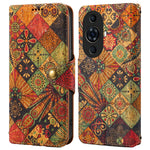 For Huawei nova 11 Pro / nova 11 Ultra Case Floral Printing Anti-Drop Wallet Leather Phone Cover with Stand
