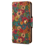 For Huawei Mate 60 Case Floral Printing Leather Phone Case with Wallet