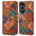 For Huawei nova 11 / nova 12s 4G / nova 12 Lite 4G Leather Case Flower Printing Stand Wallet Phone Cover