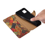 For Samsung Galaxy A22 5G (EU Version) Stand Case Flower Printing Leather Wallet Phone Cover