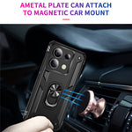 For Xiaomi Redmi Note 13 Pro 5G / Poco X6 5G Case PC+TPU Anti-Drop Phone Cover with Kickstand