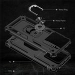 For Xiaomi Redmi Note 13 Pro 5G / Poco X6 5G Case PC+TPU Anti-Drop Phone Cover with Kickstand