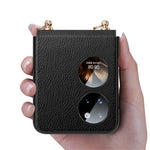 SULADA Treasure Box Series for Huawei Pocket 2 Phone Cover Litchi Texture PU Leather Phone Case with Strap