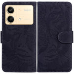 For Xiaomi Redmi Note 13R Pro 5G Case Card Slots Holder Pocket Tiger Pattern Leather Phone Cover