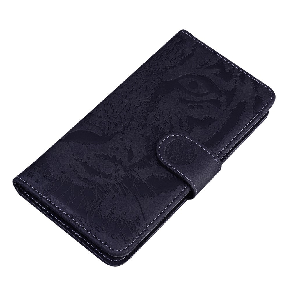 For Xiaomi Redmi Note 13R Pro 5G Case Card Slots Holder Pocket Tiger Pattern Leather Phone Cover