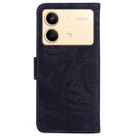 For Xiaomi Redmi Note 13R Pro 5G Case Card Slots Holder Pocket Tiger Pattern Leather Phone Cover