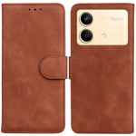 Xiaomi Redmi Note 13R Pro 5G Plånboksfodral Läderflik i enfärgat mobilfodral