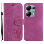 For Xiaomi Redmi Note 13 Pro 4G / Poco M6 Pro 4G Leather Case Cute Tiger Imprinted Phone Cover