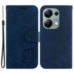 For Xiaomi Redmi Note 13 Pro 4G / Poco M6 Pro 4G Leather Case Cute Tiger Imprinted Phone Cover