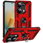 For Xiaomi Redmi Note 13 Pro 4G / Poco M6 Pro 4G Case Anti-Drop PC+TPU Kickstand Phone Cover