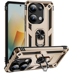 For Xiaomi Redmi Note 13 Pro 4G / Poco M6 Pro 4G Case Anti-Drop PC+TPU Kickstand Phone Cover