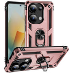For Xiaomi Redmi Note 13 Pro 4G / Poco M6 Pro 4G Case Anti-Drop PC+TPU Kickstand Phone Cover
