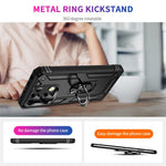 For Xiaomi Redmi Note 13 4G Case PC+TPU Shockproof Phone Cover with Kickstand