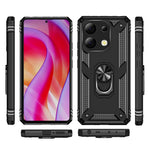 For Xiaomi Redmi Note 13 4G Case PC+TPU Shockproof Phone Cover with Kickstand