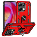For Xiaomi Redmi Note 13 4G Case PC+TPU Shockproof Phone Cover with Kickstand