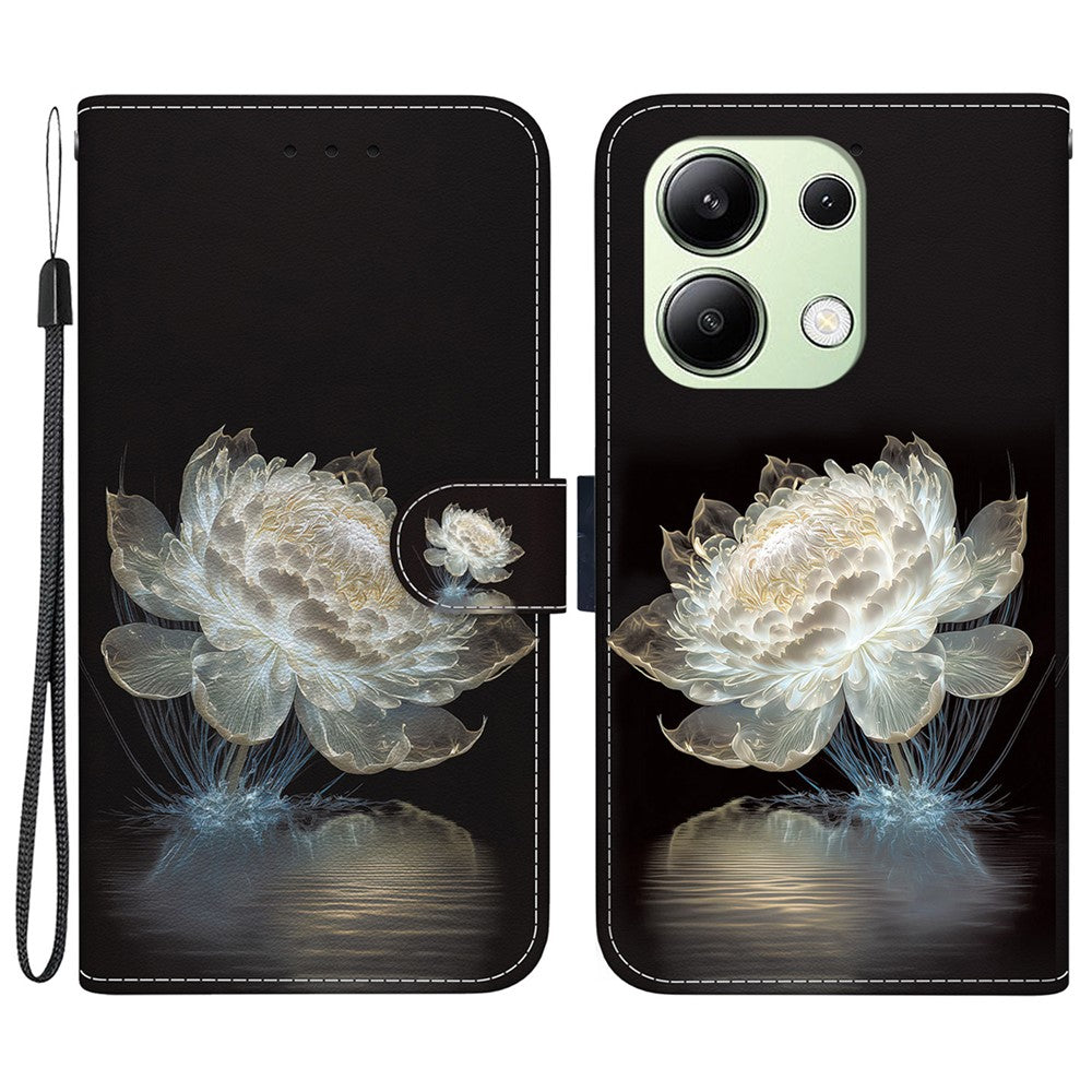 Xiaomi Redmi Note 13 4G Plånboksfodral Mönstertryck Lädermobilfodral