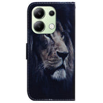 For Xiaomi Redmi Note 13 4G Leather Case Stand Wallet Phone Cover Pattern Printing