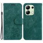 For Xiaomi Redmi Note 13 4G Case Cute Tiger Imprinted Leather Phone Cover