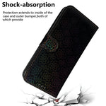 For Xiaomi Redmi Note 13 4G Wallet Case PU Leather Dazzling Flower Phone Cover
