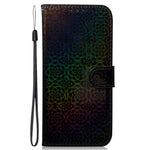 For Xiaomi Redmi Note 13 4G Wallet Case PU Leather Dazzling Flower Phone Cover