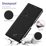 VILI DMX-serien för Oppo A79 5G / A2 5G-skal med korthållare i läder, magnetisk stängning, mobilskal
